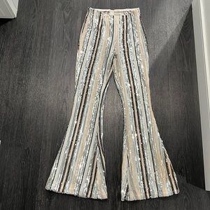 Sequin Flare Pant